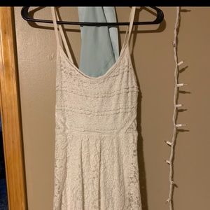 Short white dress
